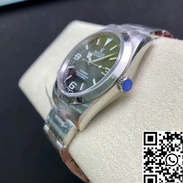 Steel 39MM Rolex M214270-0003 Factory Explorer Stainless AR 0423